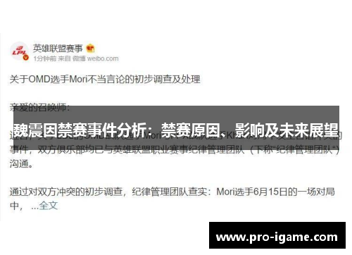 魏震因禁赛事件分析：禁赛原因、影响及未来展望
